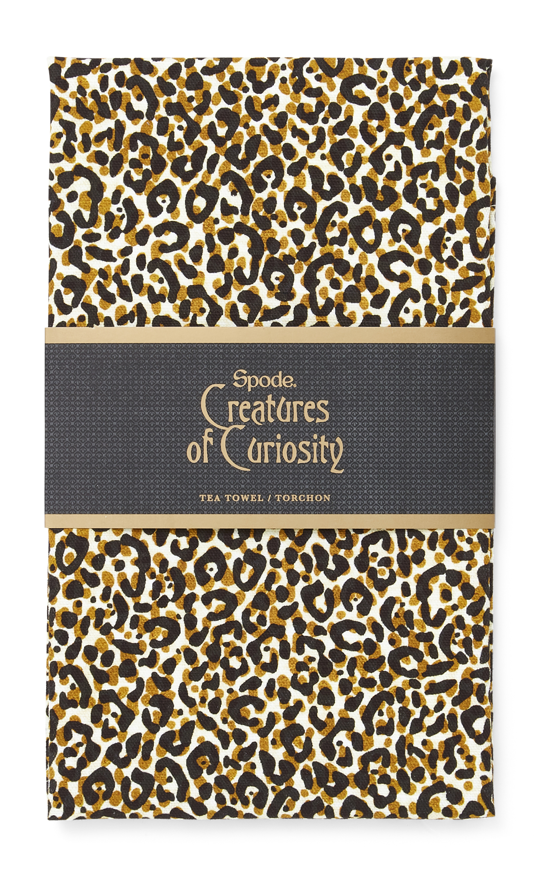 Creatures of Curiosity  Leopard Print Tea Towel image number null